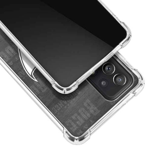 NFL Tampa Bay Buccaneers Black & White Galaxy A52 5G Clear Case
